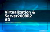 Virtualization & Server2008 R2 AD