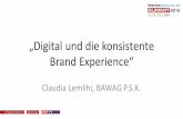 Werbeplanung.at SUMMIT 16 – Digital und die Brand Experience – Claudia Lemlihi (BAWAG P.S.K)