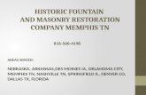 HISTORIC FOUNTAIN AND MASONRY RESTORATION COMPANY MEMPHIS TN 816-500-4198