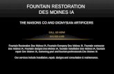 Fountain Restoration Des Moines IA 816-500-4198