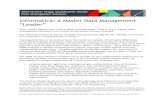 GARTNER Magic Quadrant for Master Data Management Solutions 2016