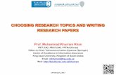 CHOOSING RESEARCH TOPICS AND WRITING RESEARCH PAPERS