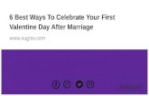6 Best Ways To Celebrate Your First Valentine’s Day After Marriage