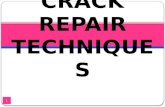 Crack repair techniques