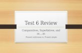 Test 6 review
