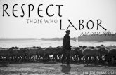 Respect Those Who Labor Among You