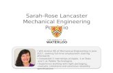 Sarah-Rose Lancaster Mech Eng Portfolio