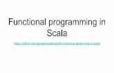 Functional programming in Scala