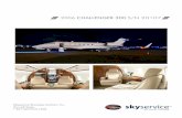Private Jet For Sale:  2006 Bombardier Challenger 300 - Skyservice