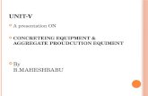 construction equipment and agreegate production equipment