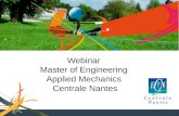 Webinar earn a high scientific and technical master degree in applied mechanics at centrale nantes  february 2017