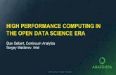 High Performance Computing in the Open Data Science Era
