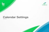 BlueEHS Calendar - Slide5 - Calendar settings