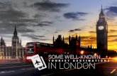 Some Well-Known Tourist Destinations in London