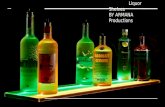 Liquor Displays and shelves