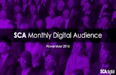 SCA Monthly Digital Audience - November 2016