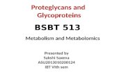 Proteoglycans and glycoproteins