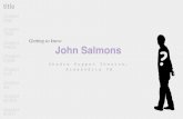 John Salmons - Worksample