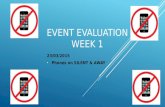 Evaluation Lesson #1 (Event Evaluation) Group 2