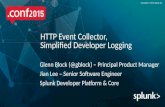 HTTP Event Collector, Simplified Developer Logging