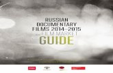 Russian documentary films and film market guide 2014-2015