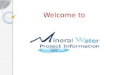 Packaged Drinking Water Plant Consultancy Services