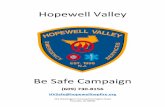 Hopewell Valley Be Safe Campaign PDF