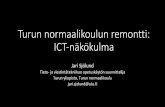 DigiKilta 9.2.2017: Turun normaalikoulun remontti: ICT-näkökulma – Jari Sjölund