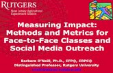 Measuring Impact-Methods and Metrics