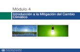 Módulo 4 introducción a la mitigación del cambio climático