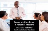 Corporate excellence & personal mastery