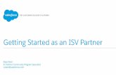 Getting Started as an ISV Partner (Dreamforce 2015)