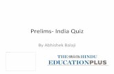 Prelims  india quiz