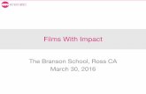 The branson school march 2016 ppt