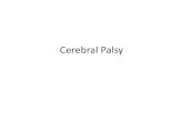 Cerebra palsy ug class- Dr. Ramya - Pediatrics