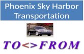 Phoenix sky harbor transportation