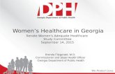 Women's Access to Healthcare - GA Dept. of Public Health Presentation
