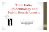 Epidemiology and public health aspects of TB in india