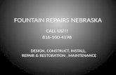 Fountain Repairs Nebraska 816-500-4198