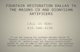 Fountain Restoration Dallas TX 816-500-4198