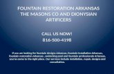 Fountain Restoration Arkansas 816-500-4198