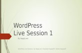 Learn WordPress - Live Session 1 Slides