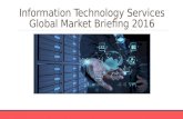 Information Technology Services  Global Market Briefing 2016 - Scope