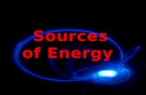Sources of energy renewable and non-renewable
