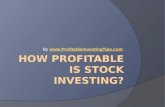 How Profitable Is Stock Investing?
