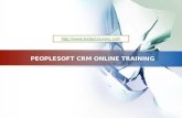 peoplesoft crm training | peoplesoft crm training online | peolplesoft crm course