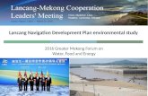Lancang Navigation Development Plan environmental study