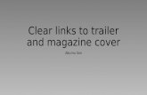 Clear links to trailer and magazine cover
