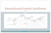 Depositional coastal landforms