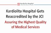 Kardiolita Hospital Gets Reaccredited by the JCI Assuring the Highest Quality of Medical Services